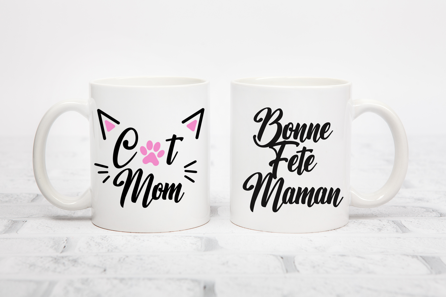 Mug personnalisé Dog Mom / Cat Mom