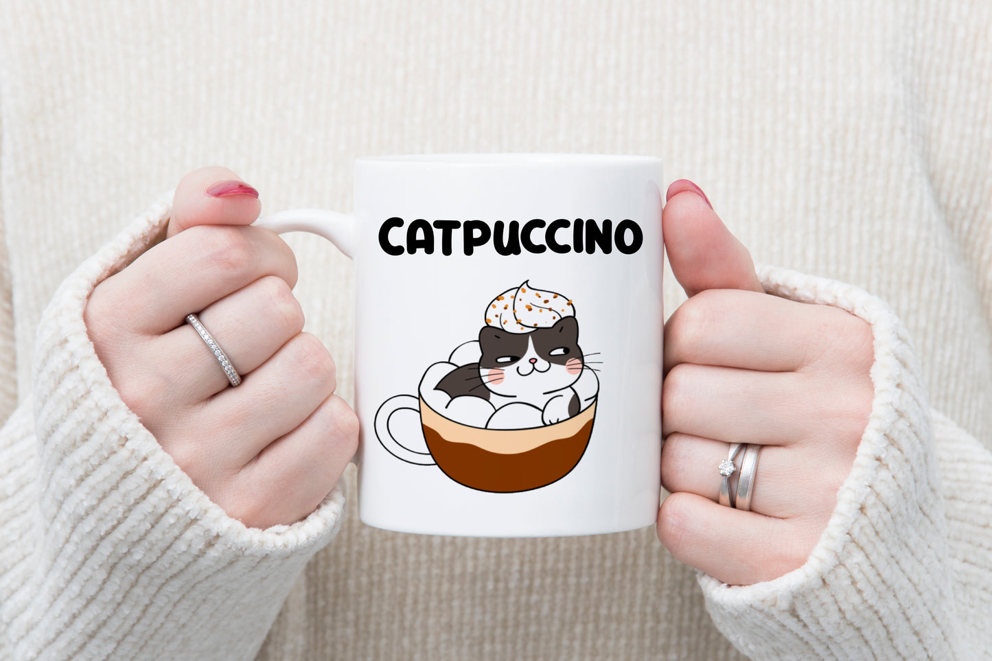 Tasse personnalisée Catpuccino