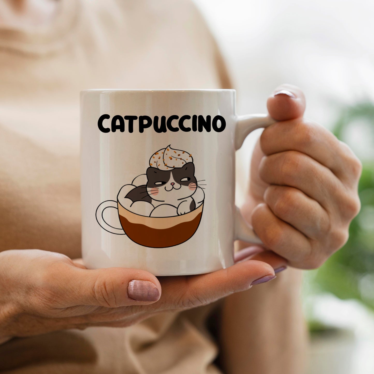 Tasse personnalisée Catpuccino