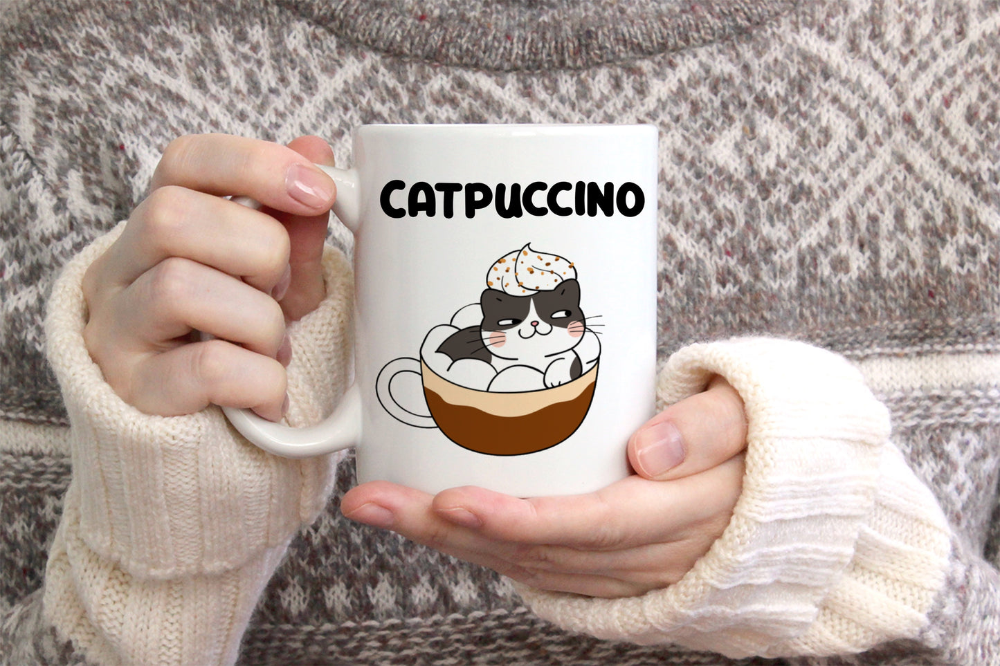 Tasse personnalisée Catpuccino