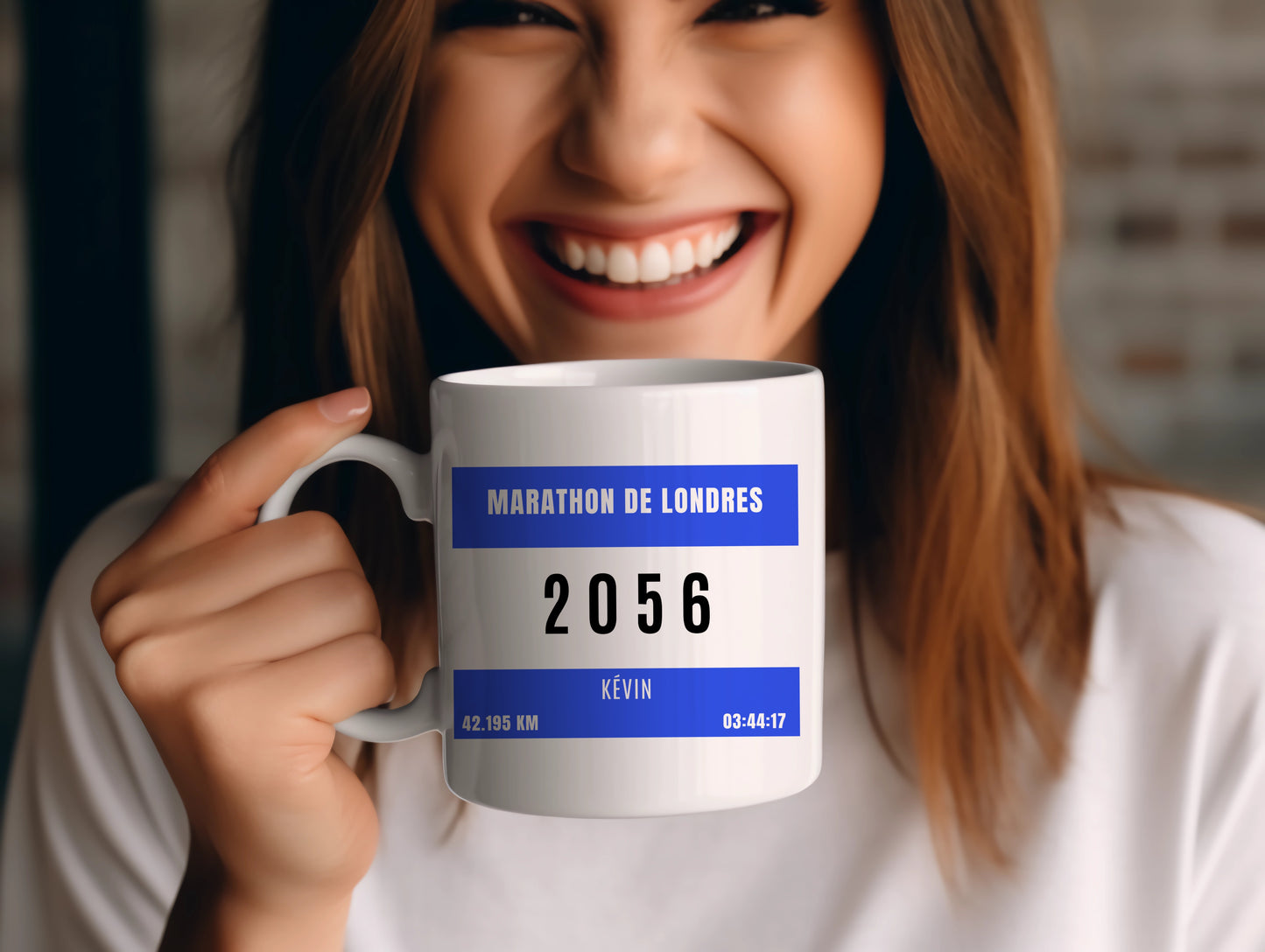 Tasse personnalisée Course Dossard