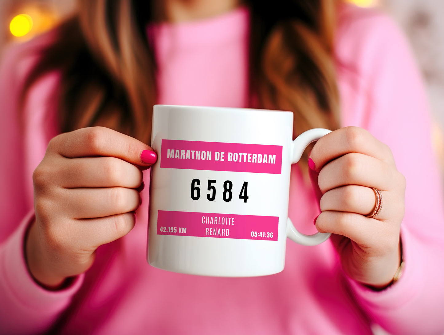 Tasse personnalisée Course Dossard