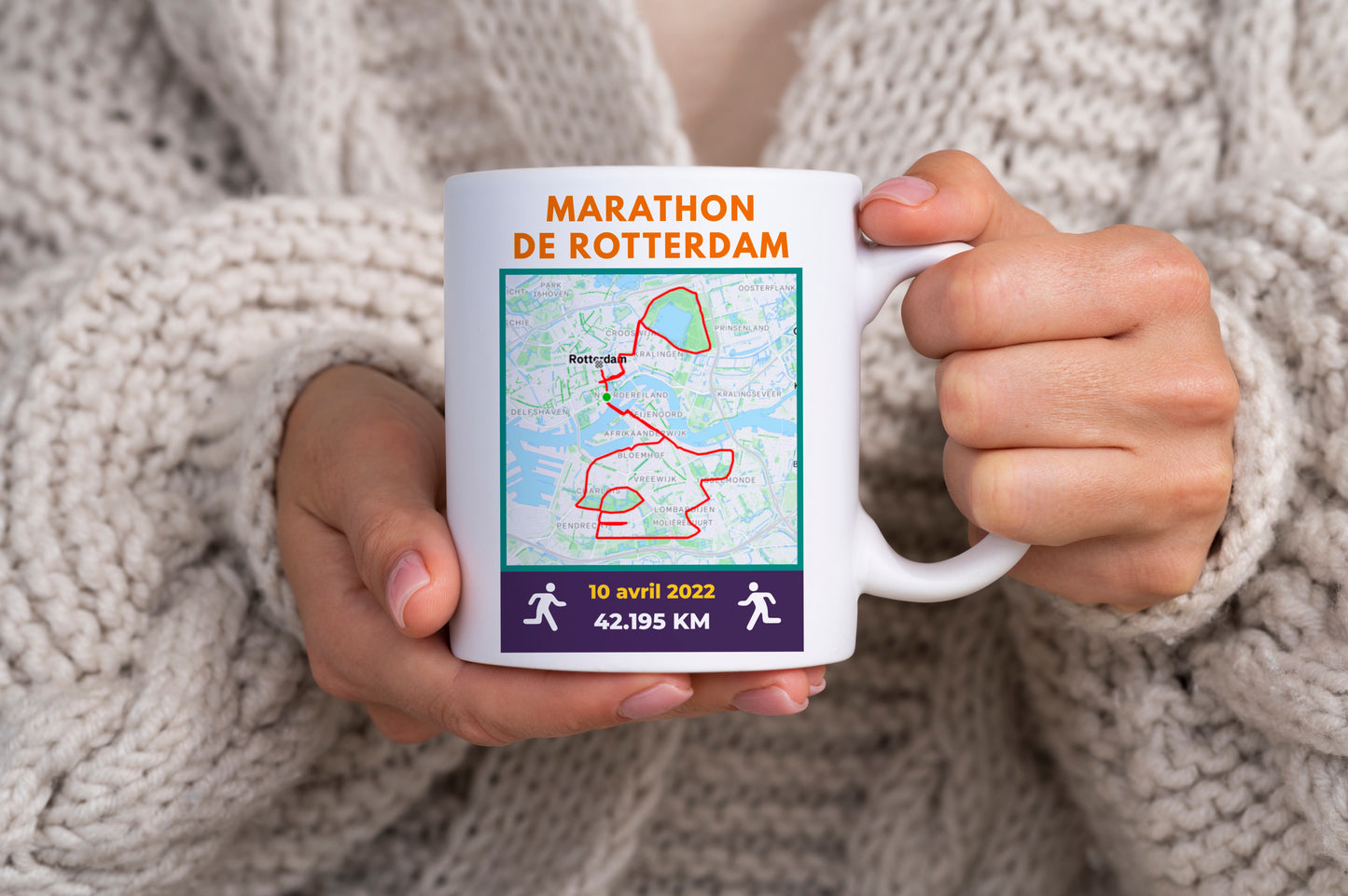 Tasse personnalisée Course Running