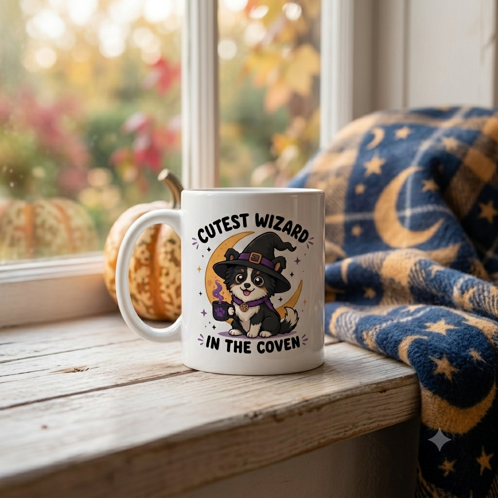 Tasse personnalisée Cutest Wizard in the Coven