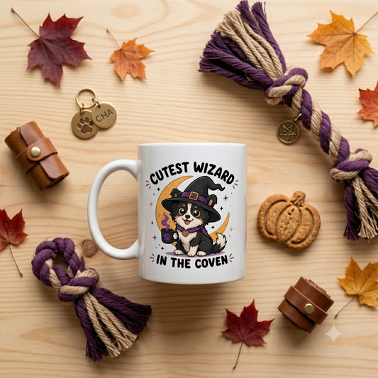 Tasse personnalisée Cutest Wizard in the Coven