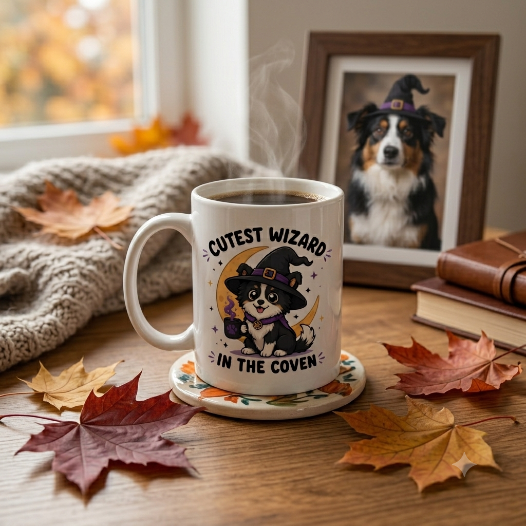 Tasse personnalisée Cutest Wizard in the Coven