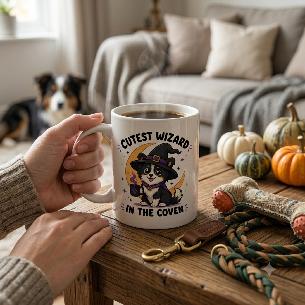 Tasse personnalisée Cutest Wizard in the Coven
