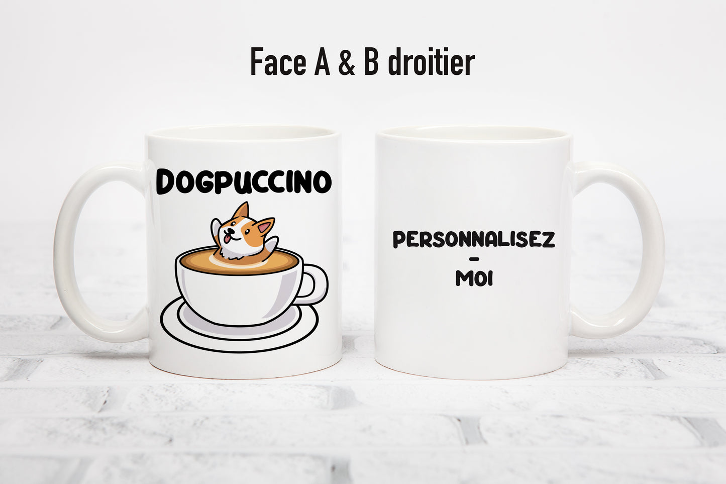 Tasse personnalisée Dogpuccino