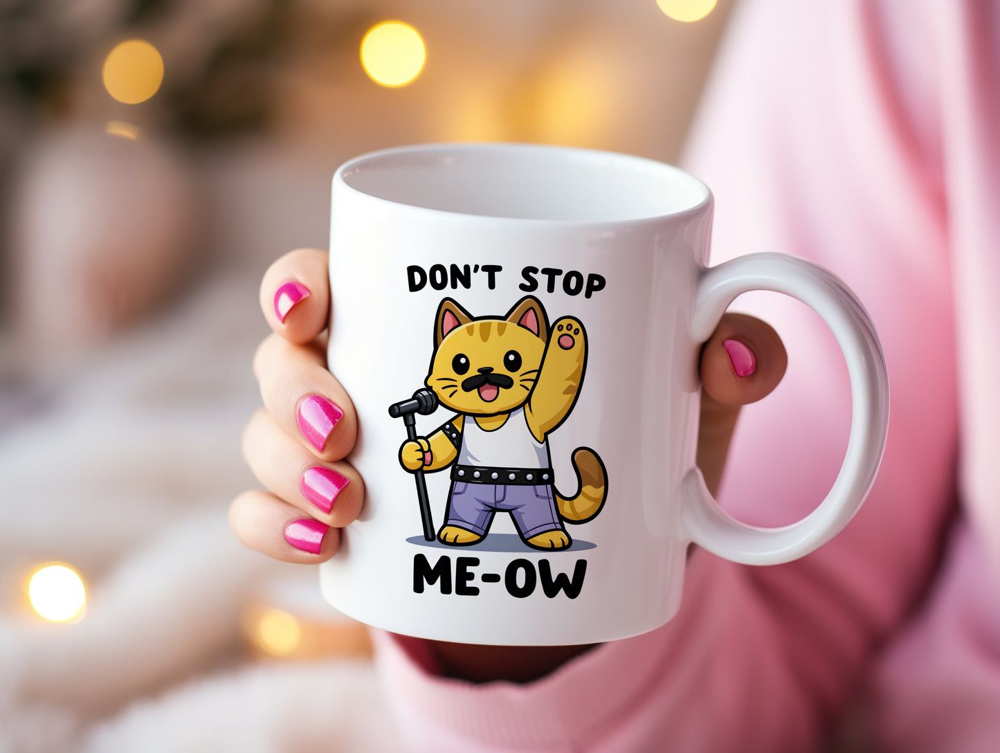 Tasse personnalisée Don't Stop Me-ow