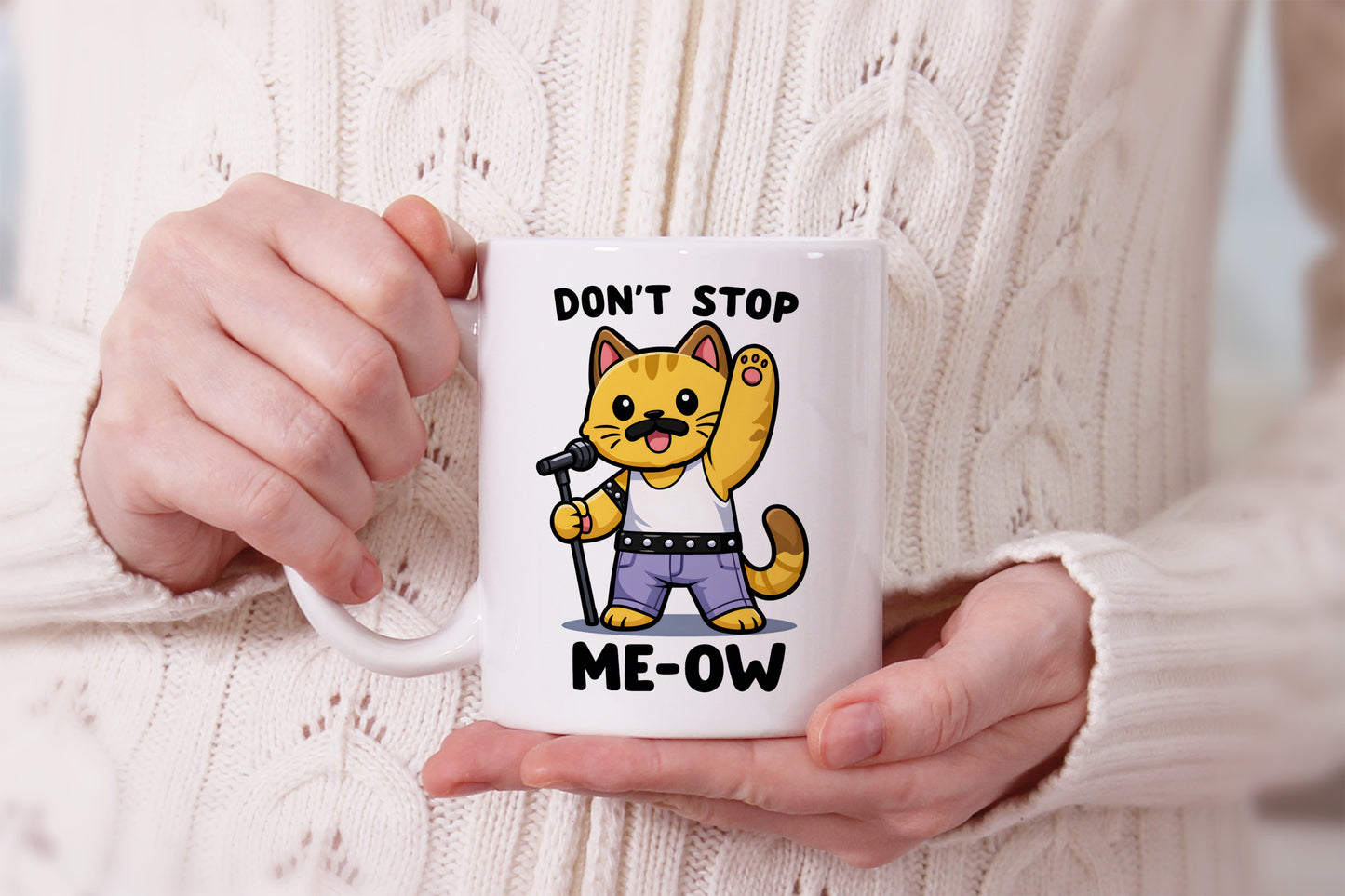 Tasse personnalisée Don't Stop Me-ow