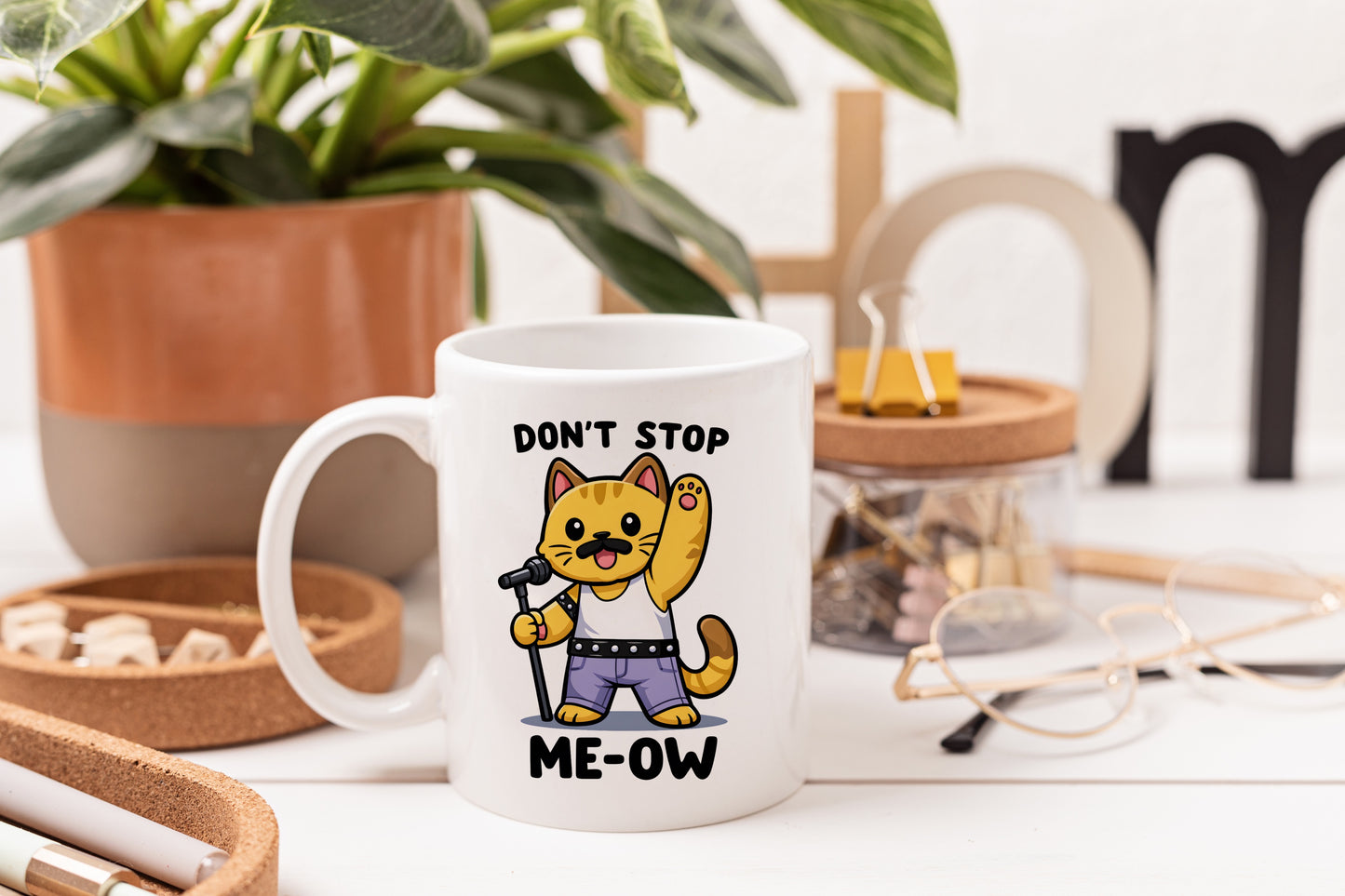 Tasse personnalisée Don't Stop Me-ow