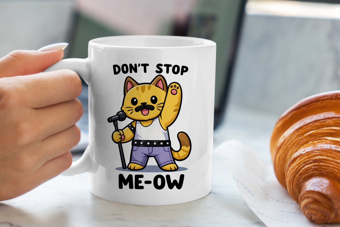 Tasse personnalisée Don't Stop Me-ow