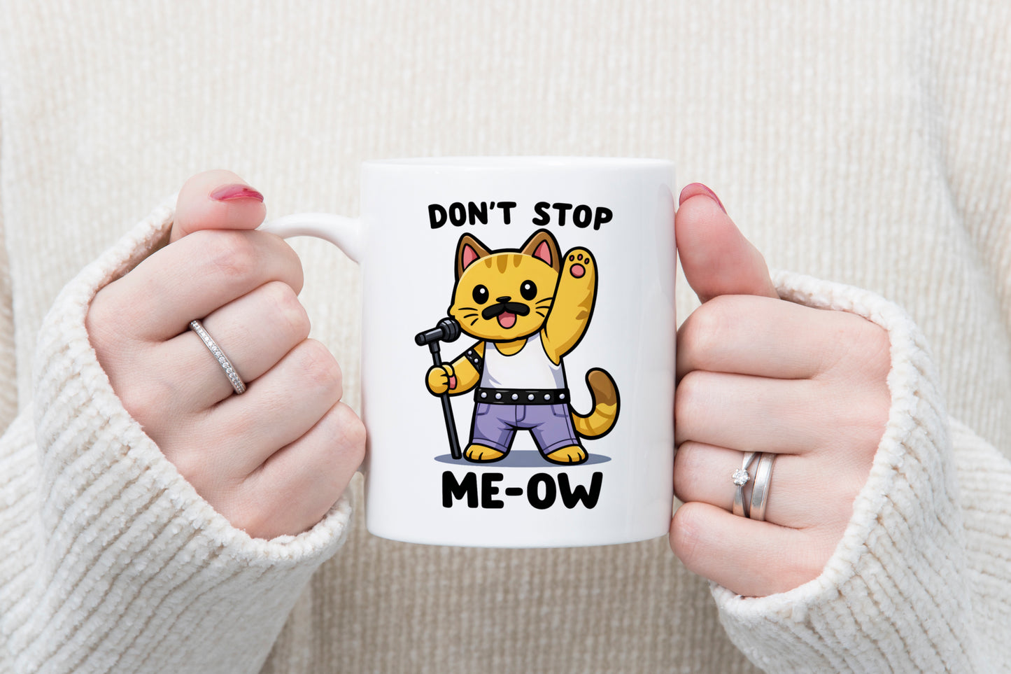Tasse personnalisée Don't Stop Me-ow