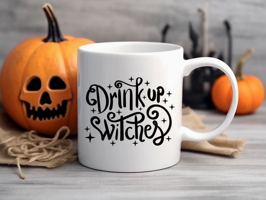 Tasse personnalisée Drink up Witches