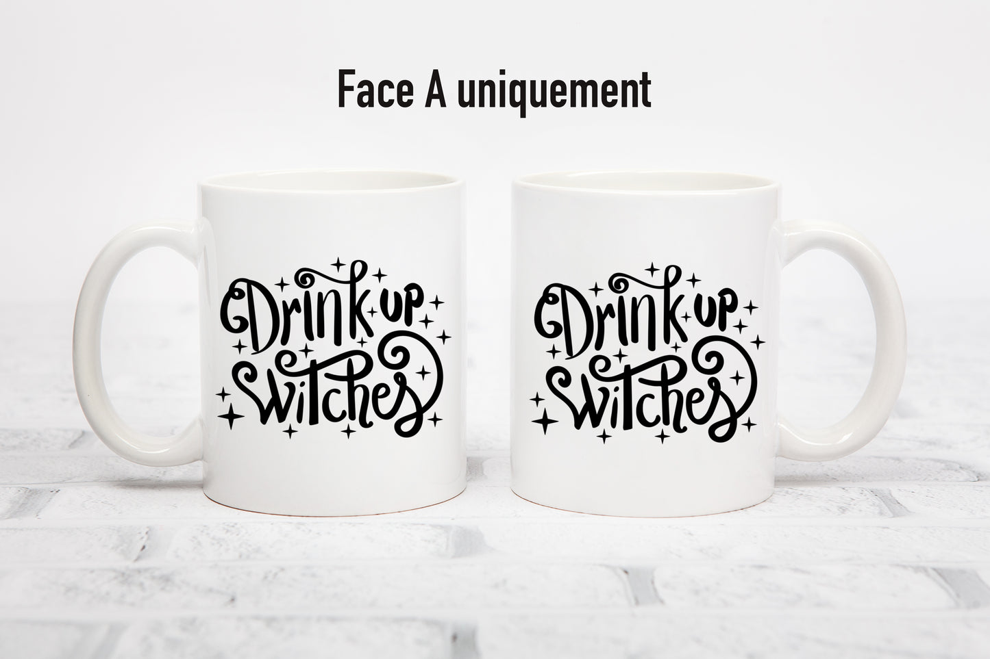 Tasse personnalisée Drink up Witches