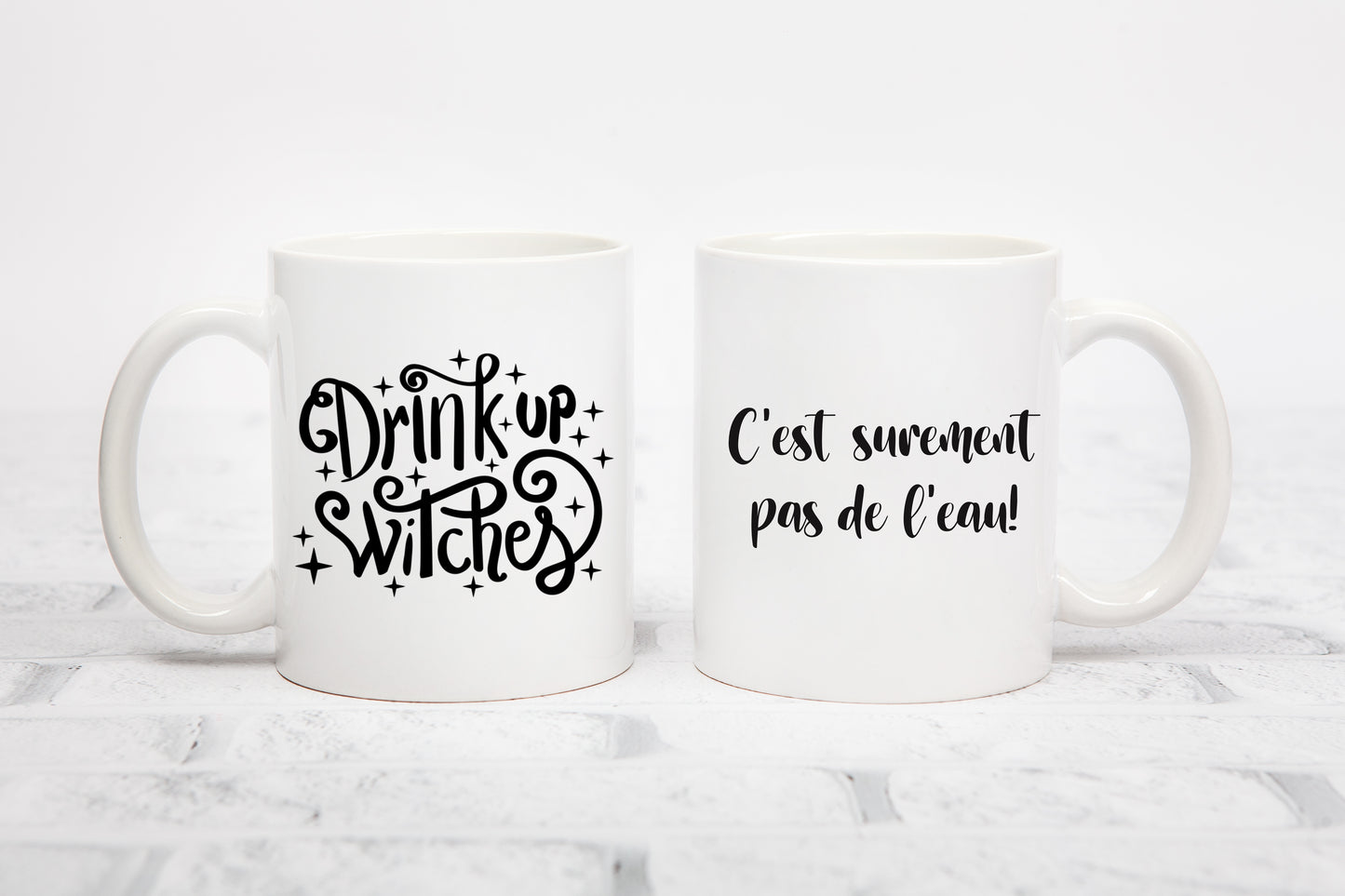 Tasse personnalisée Drink up Witches