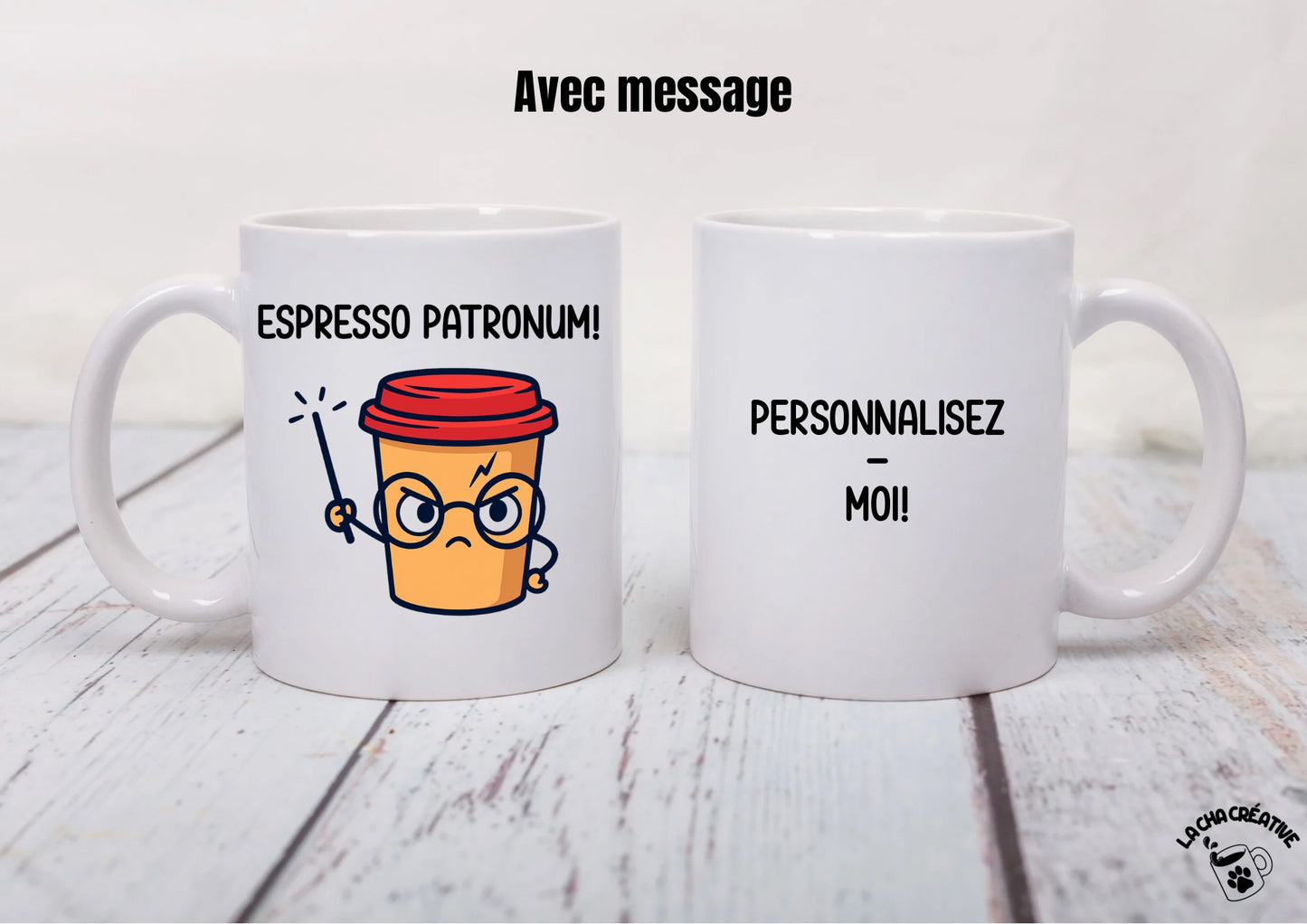 Tasse personnalisée Espresso Patronum