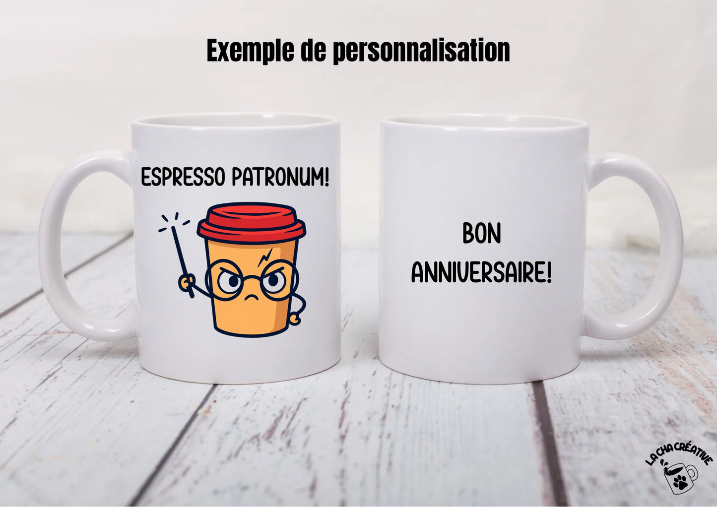 Tasse personnalisée Espresso Patronum