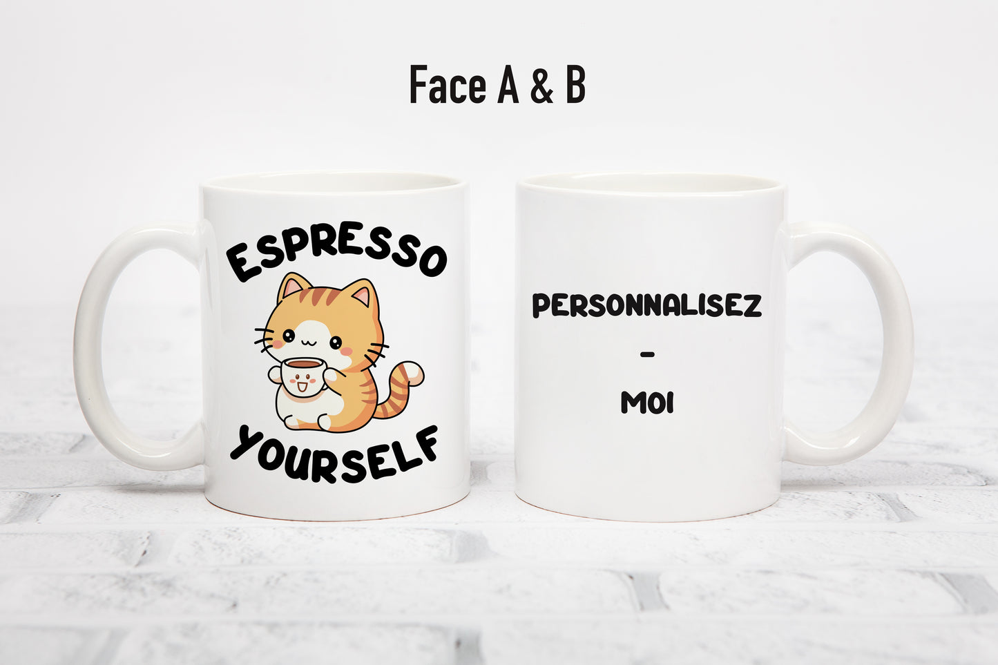 Tasse personnalisée Espresso Yourself