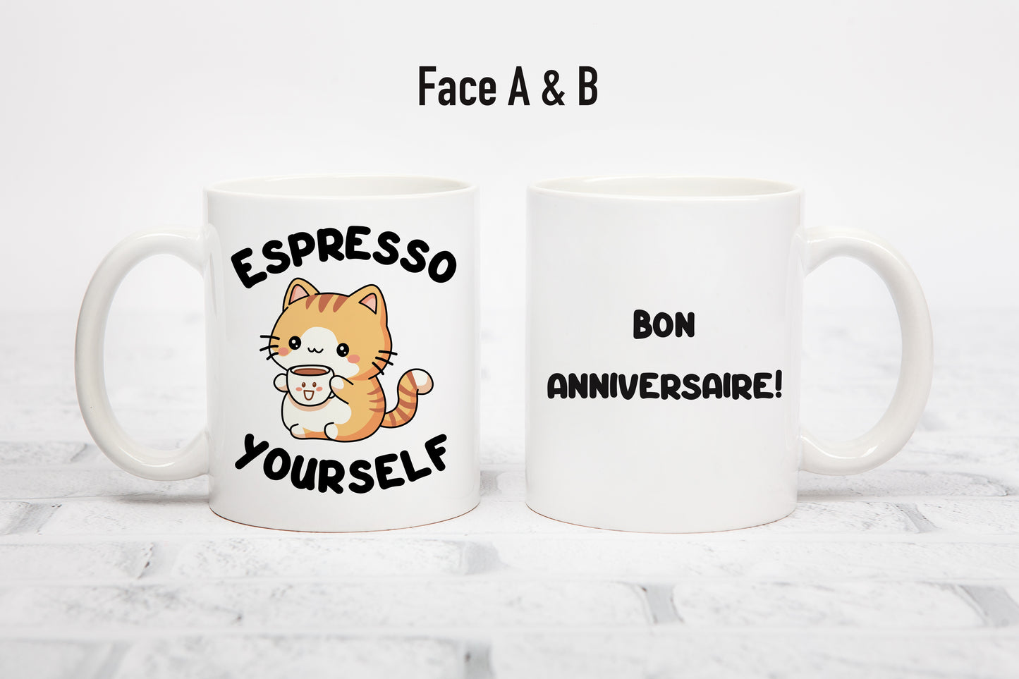 Tasse personnalisée Espresso Yourself