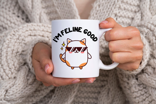 Tasse personnalisée I'm Feline Good