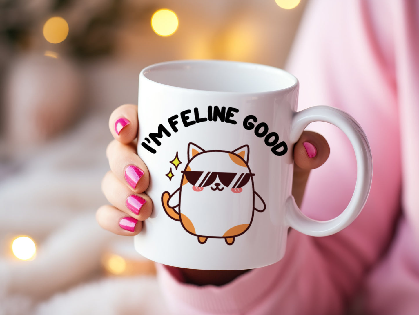 Tasse personnalisée I'm Feline Good