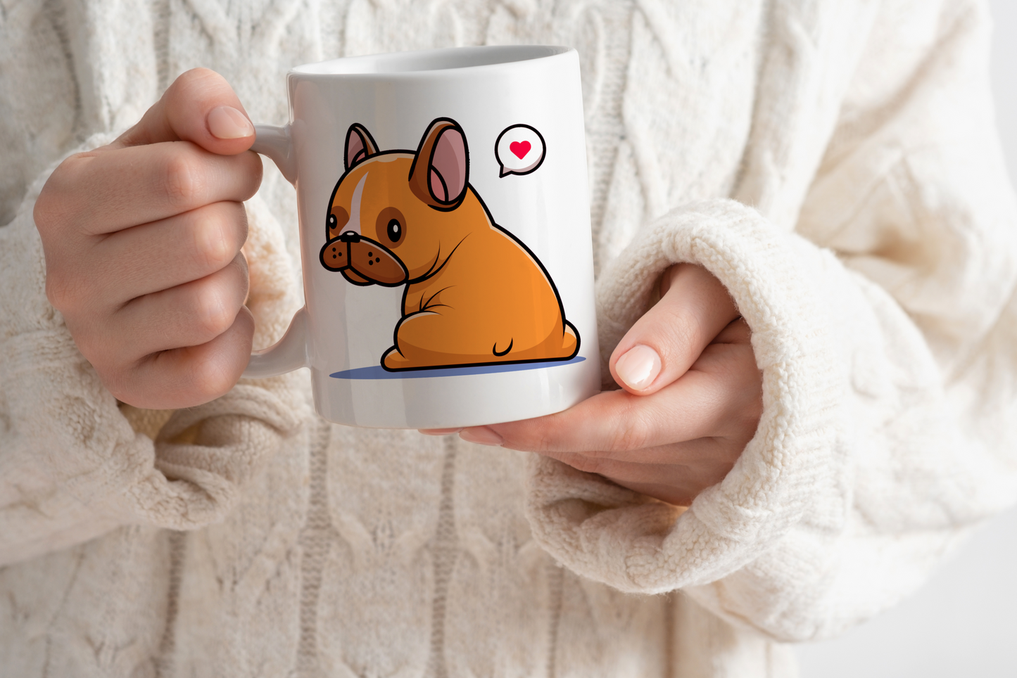 Tasse personnalisée Bouledogue Français