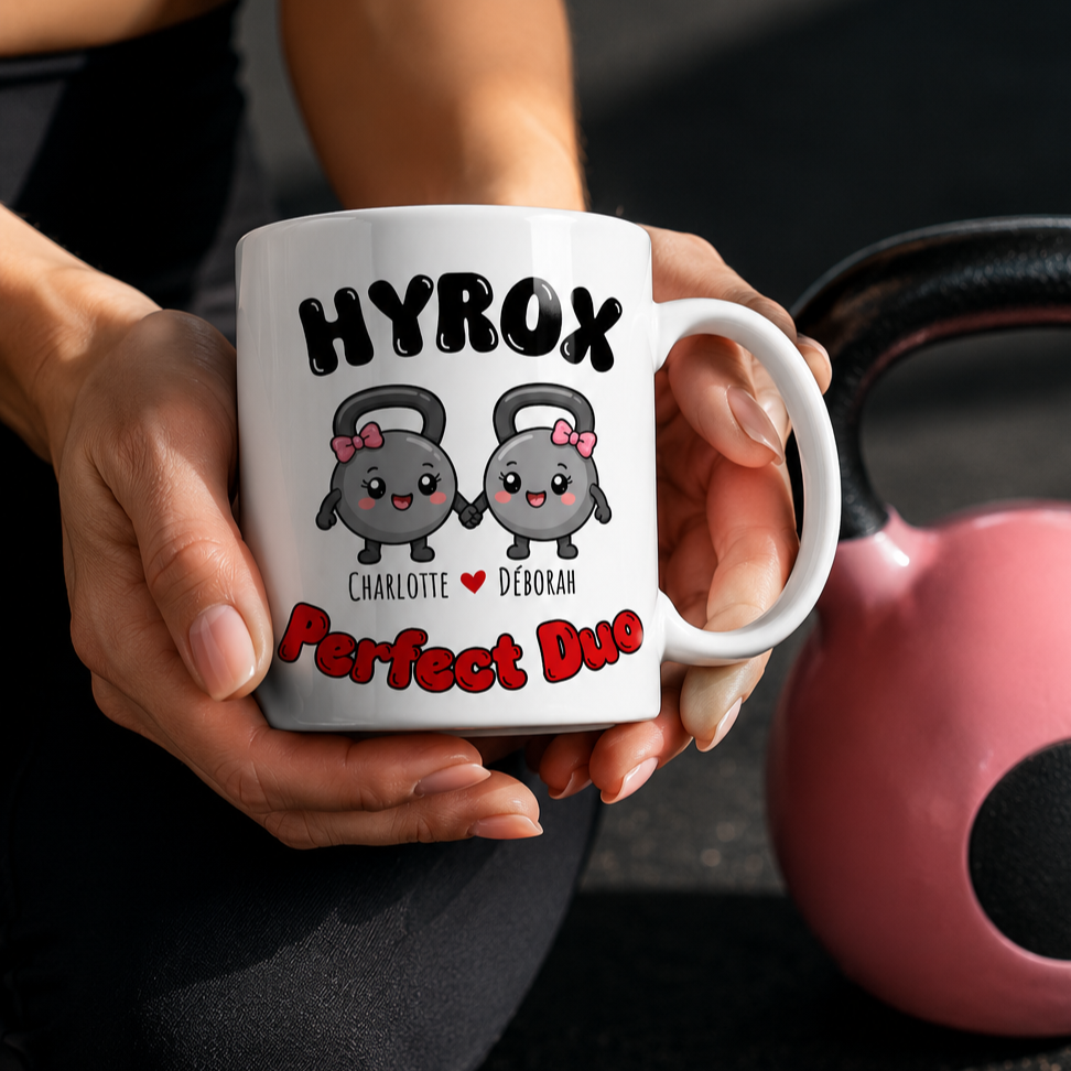 Mug Personnalisé Prénom Hyrox Perfect Duo