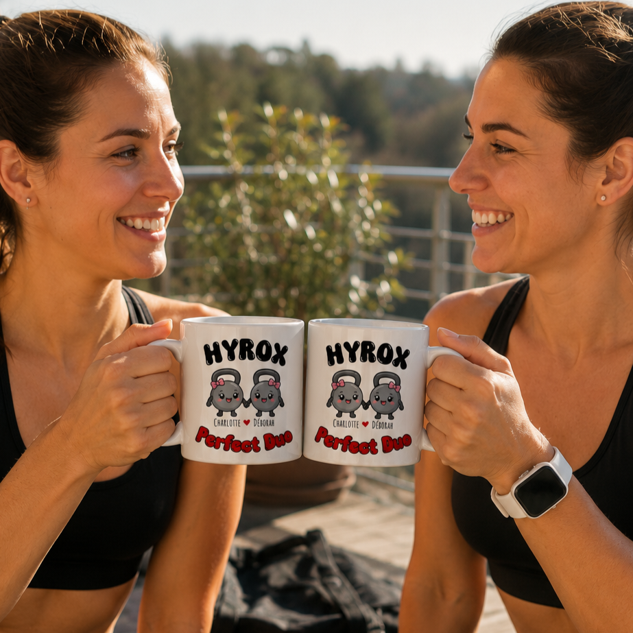 Mug Personnalisé Prénom Hyrox Perfect Duo