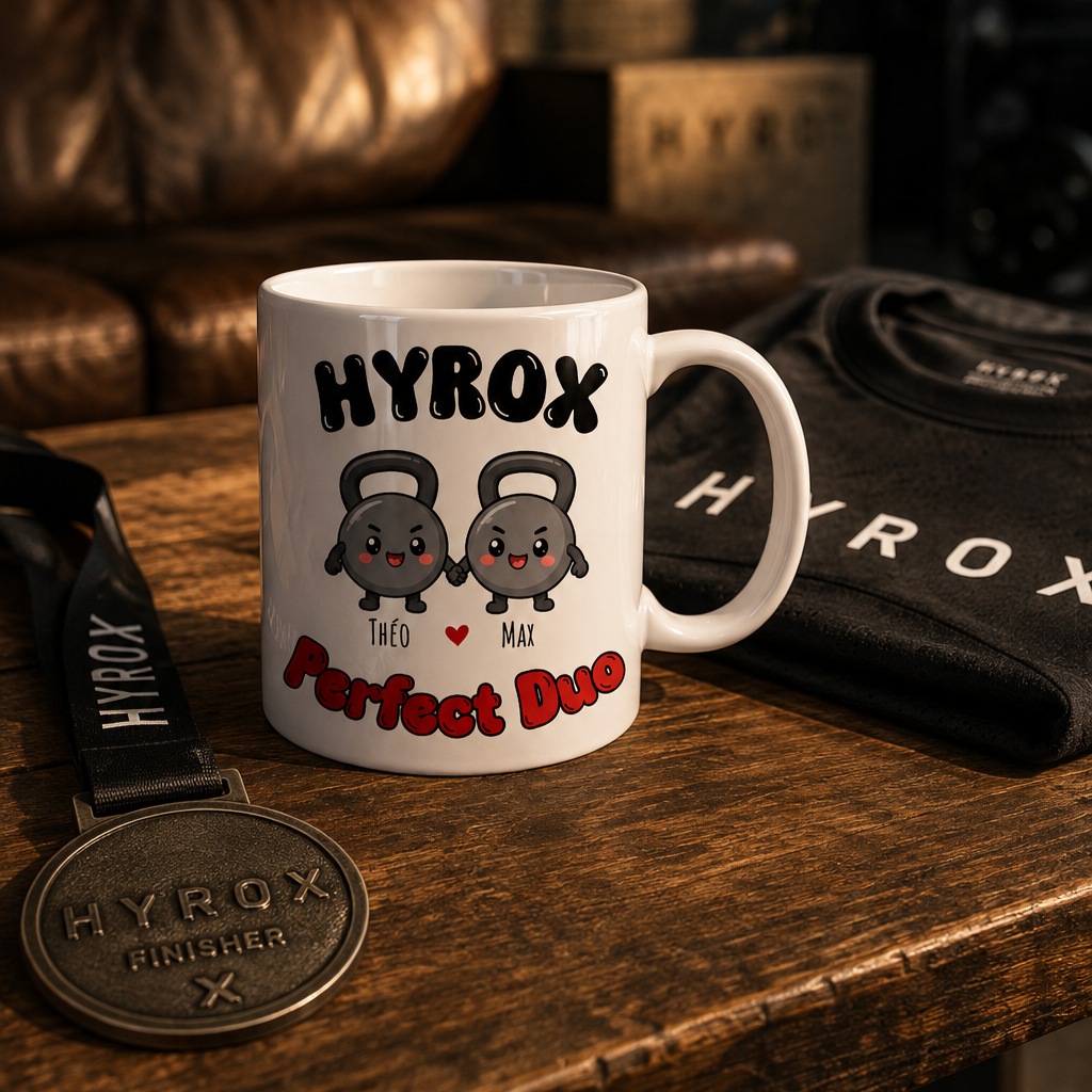 Mug Personnalisé Prénom Hyrox Perfect Duo