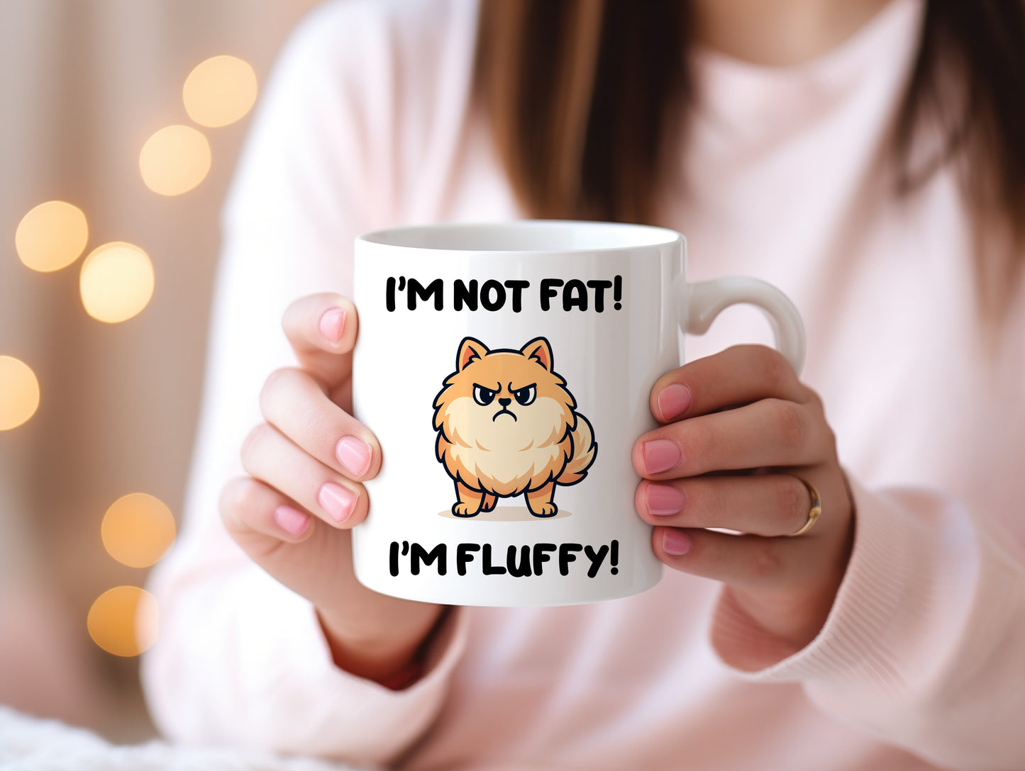 Tasse personnalisée I'm Not Fat I'm Fluffy
