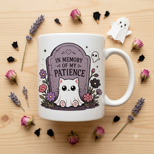 Tasse personnalisée In Memory of My Patience