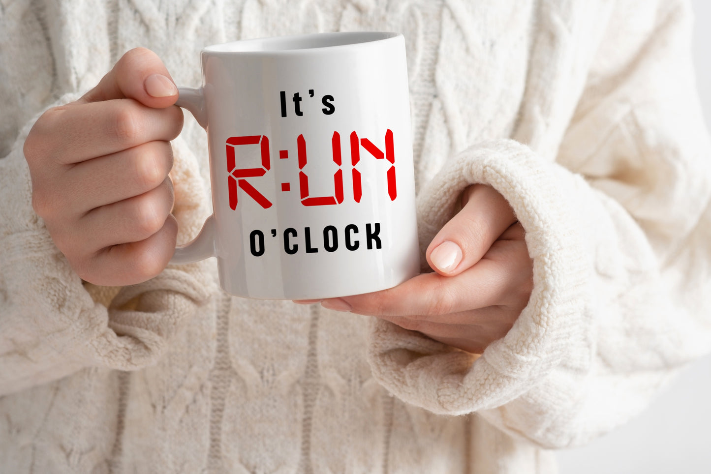 Tasse personnalisée It's Run O'Clock