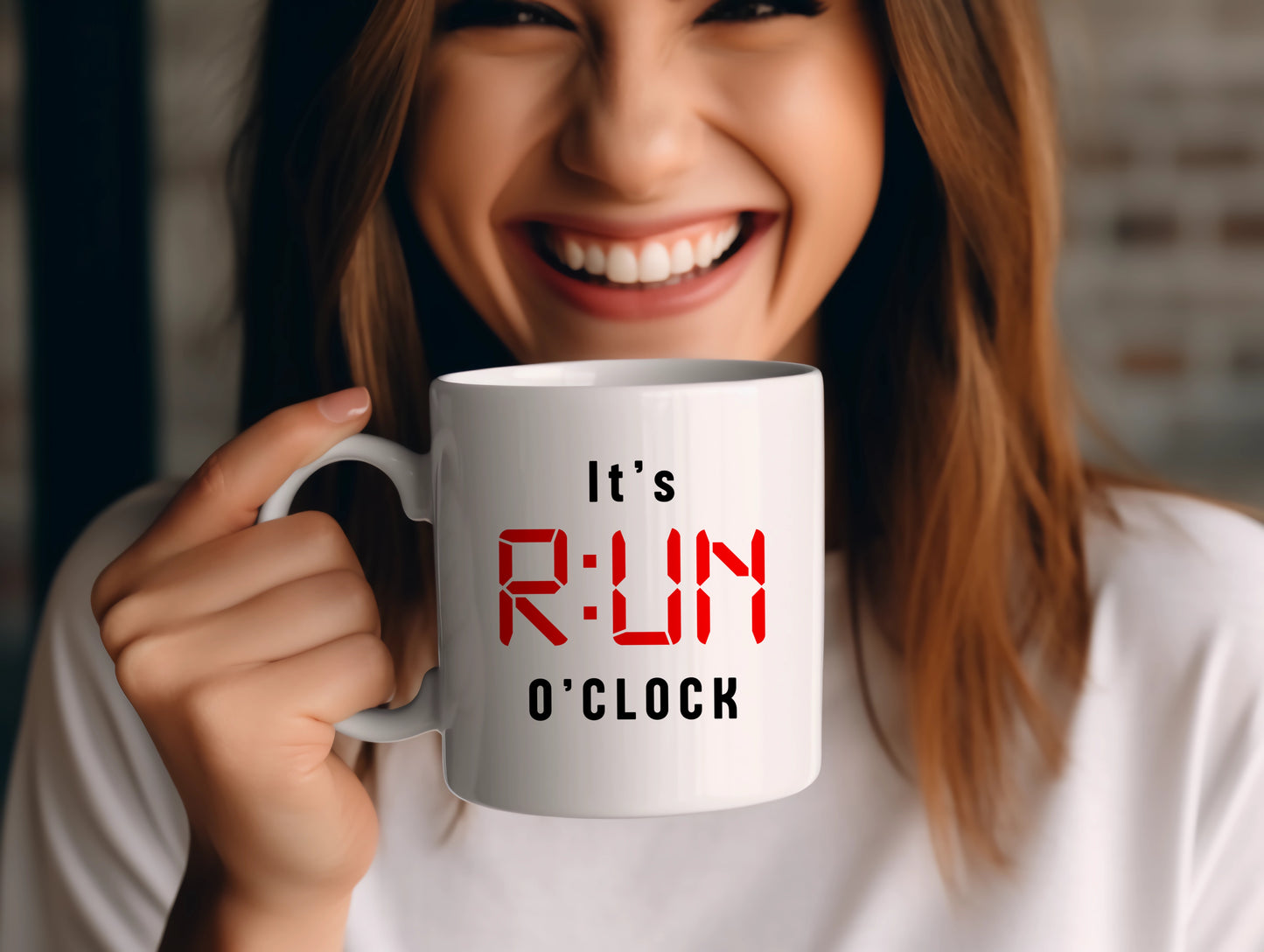 Tasse personnalisée It's Run O'Clock
