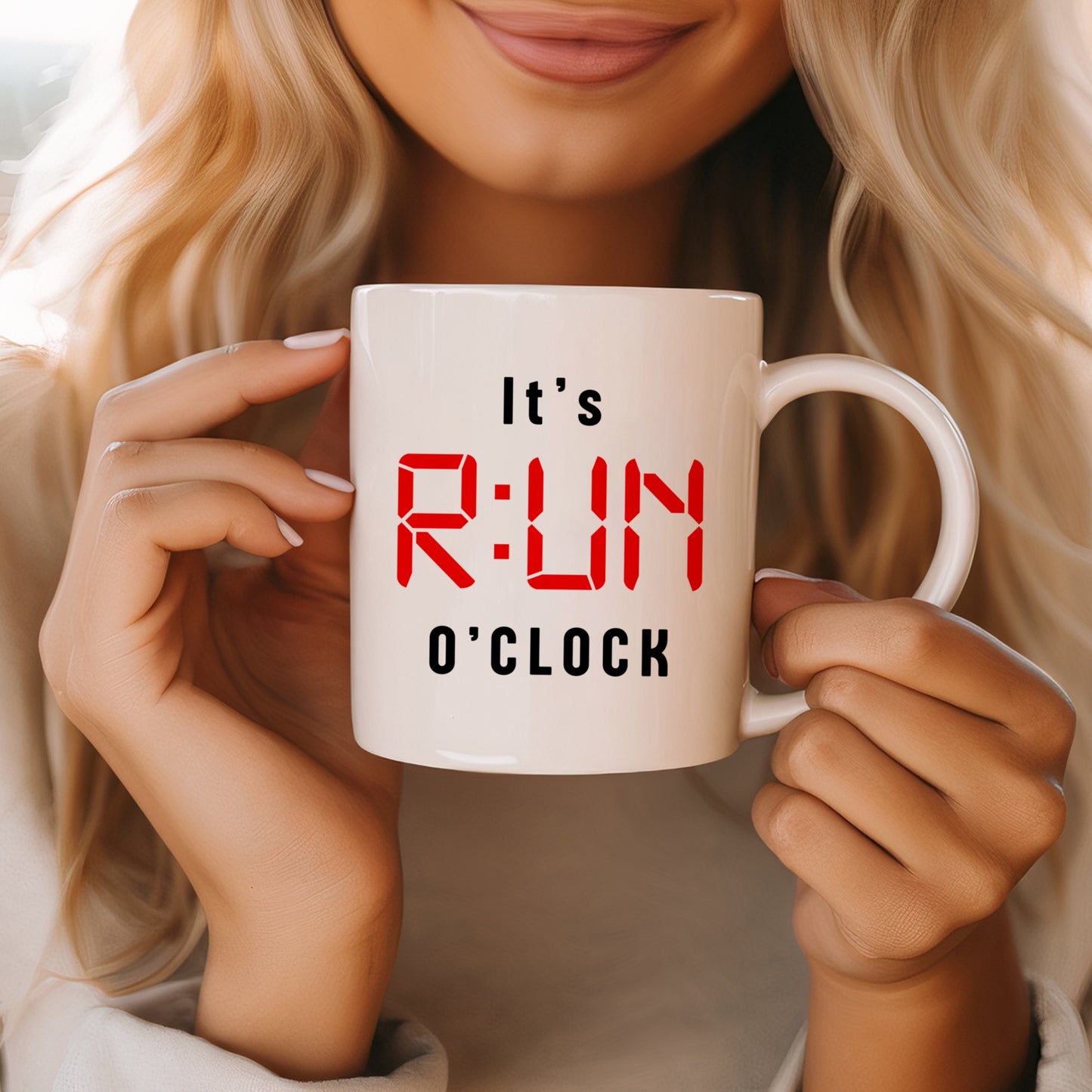 Tasse personnalisée It's Run O'Clock