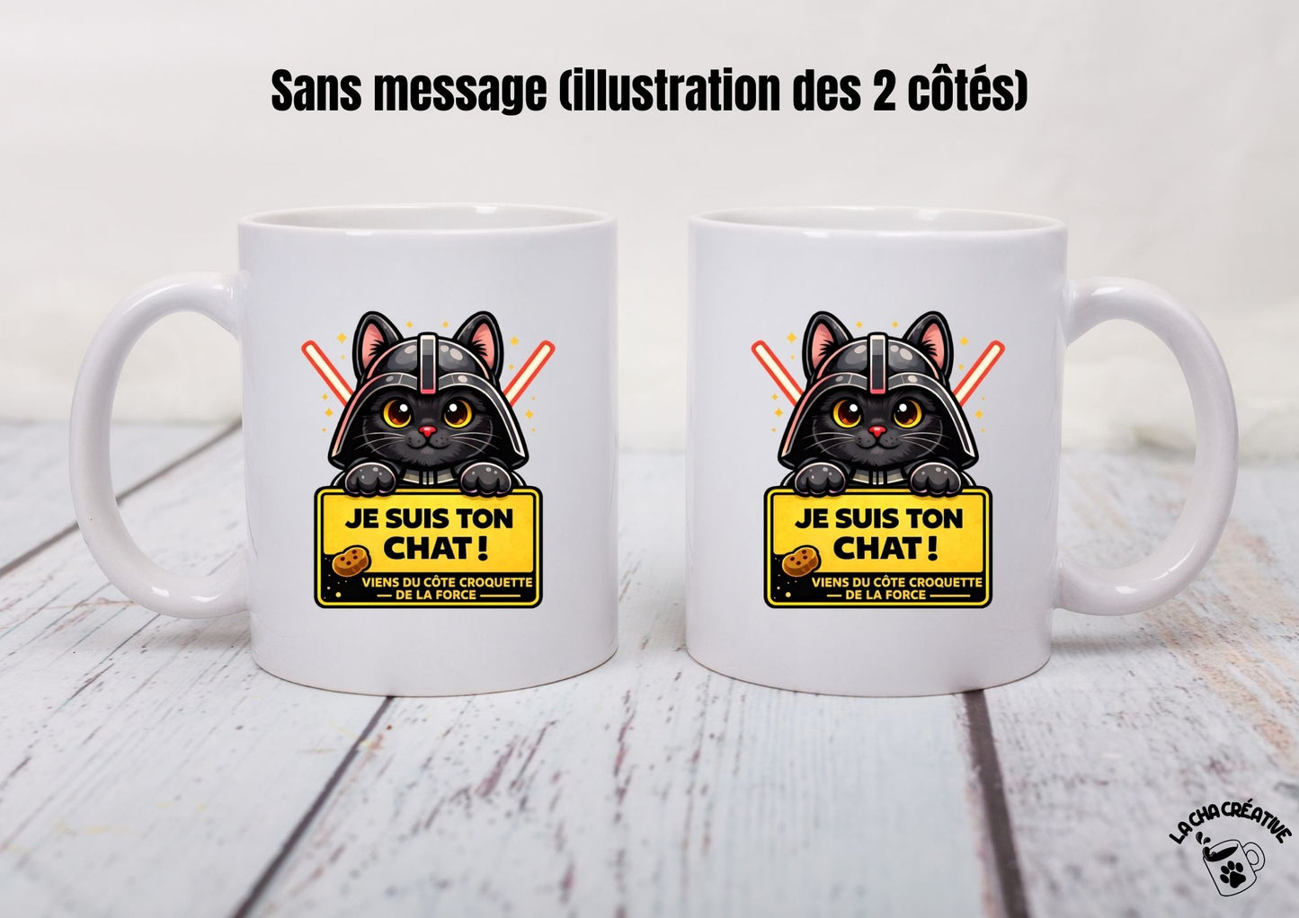 Tasse personnalisée Je suis ton chat