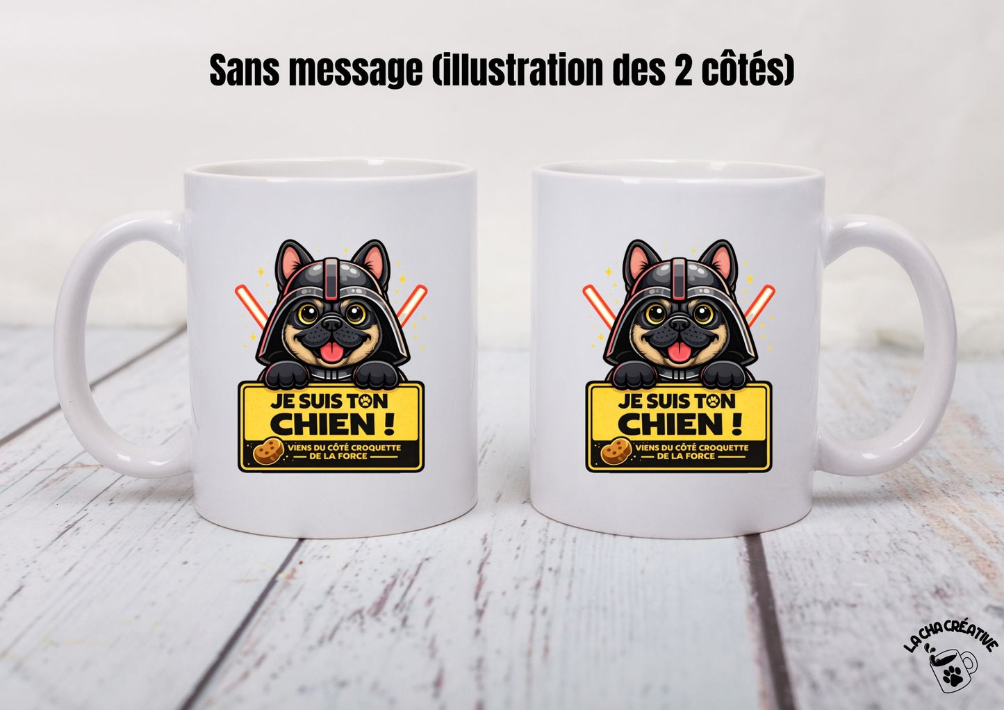 Tasse personnalisée Je suis ton chien