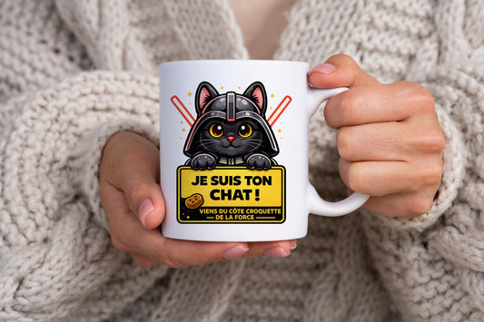 Tasse personnalisée Je suis ton chat