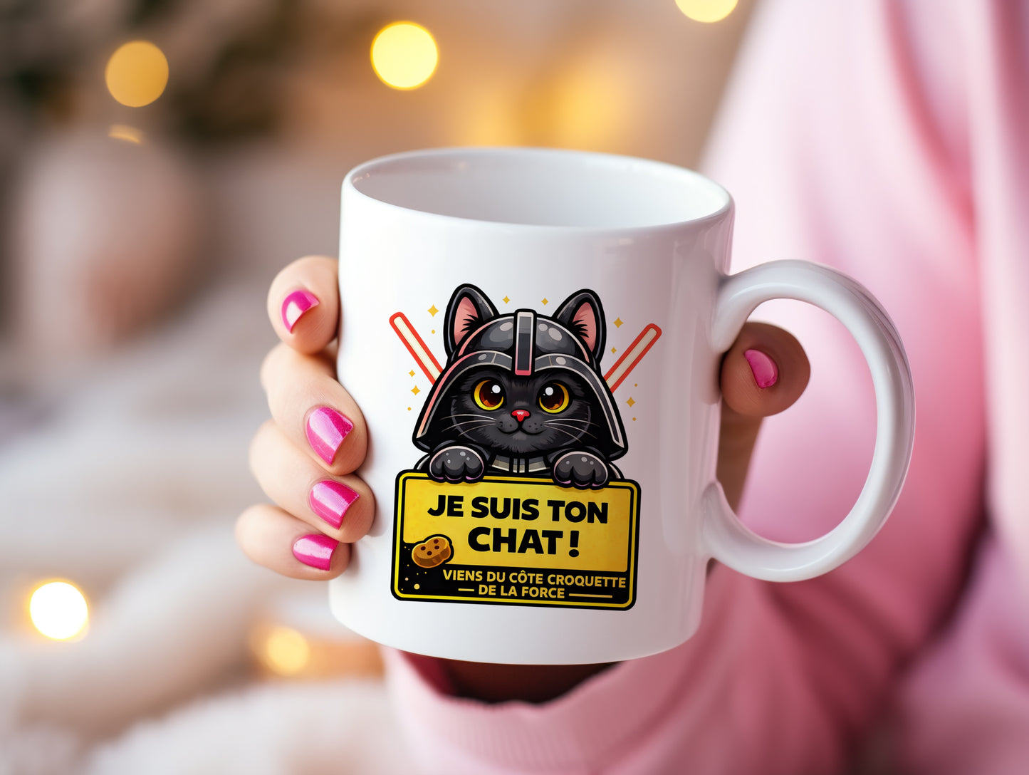 Tasse personnalisée Je suis ton chat