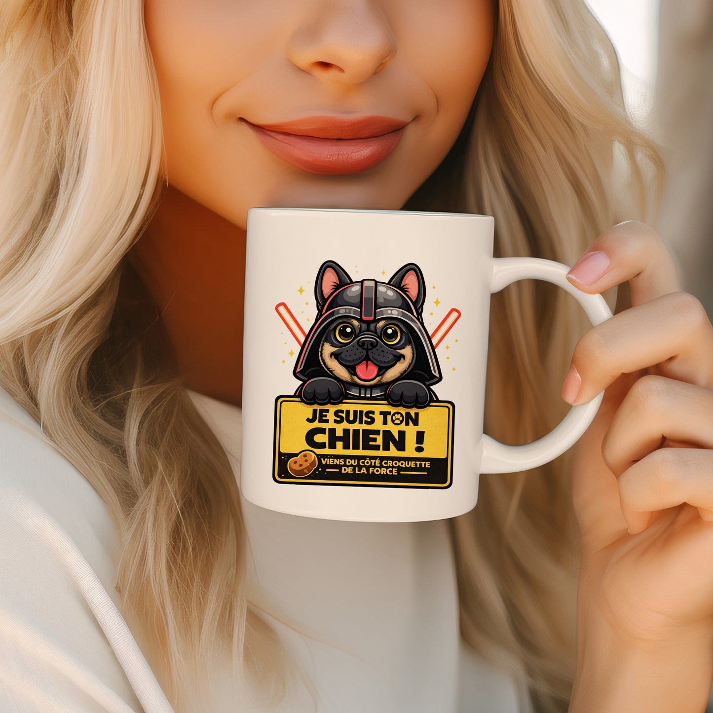 Tasse personnalisée Je suis ton chien