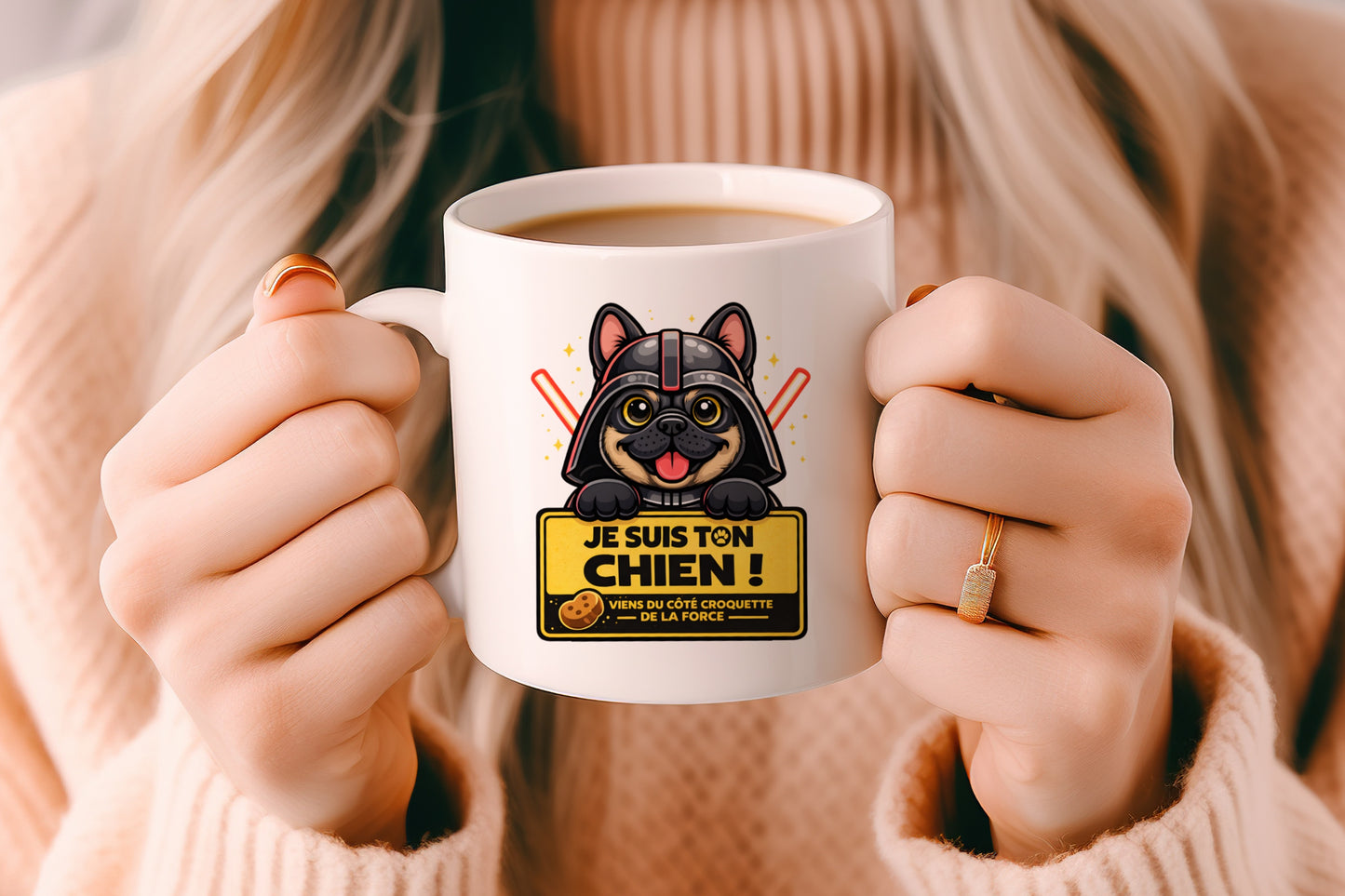 Tasse personnalisée Je suis ton chien