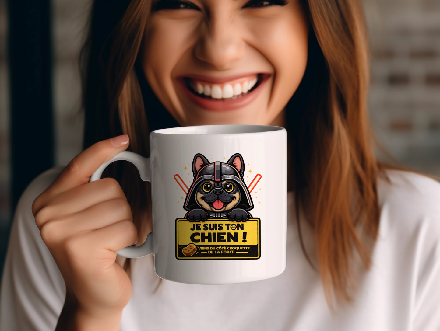 Tasse personnalisée Je suis ton chien