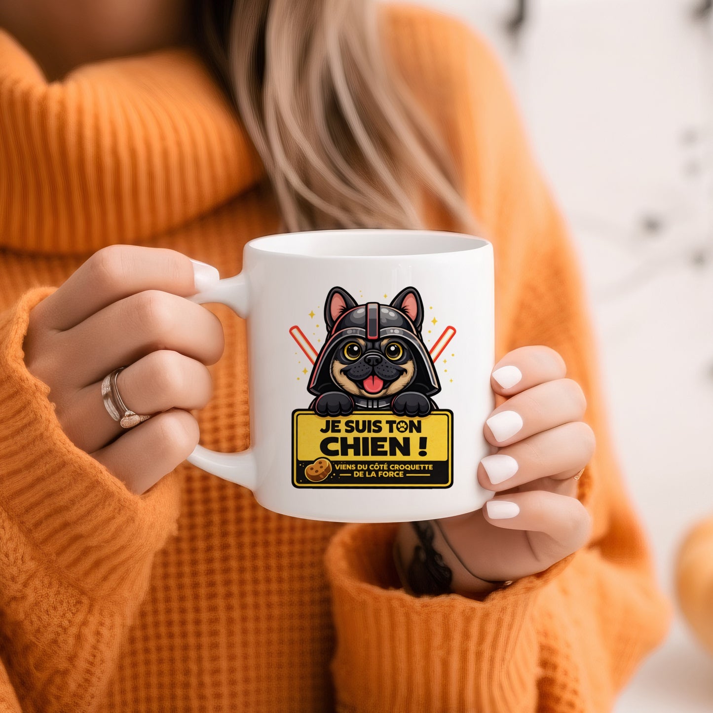Tasse personnalisée Je suis ton chien