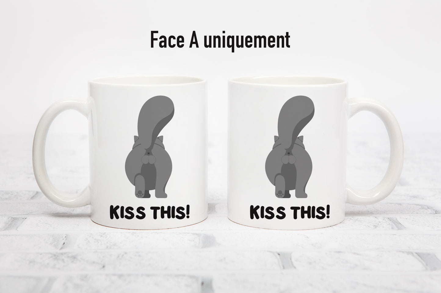 Tasse personnalisée Kiss This Chat
