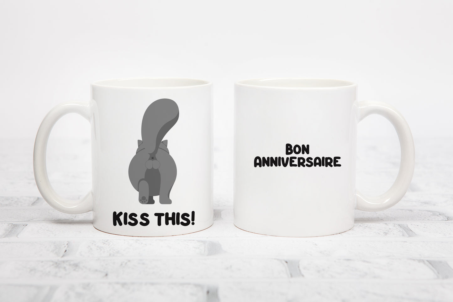 Tasse personnalisée Kiss This Chat