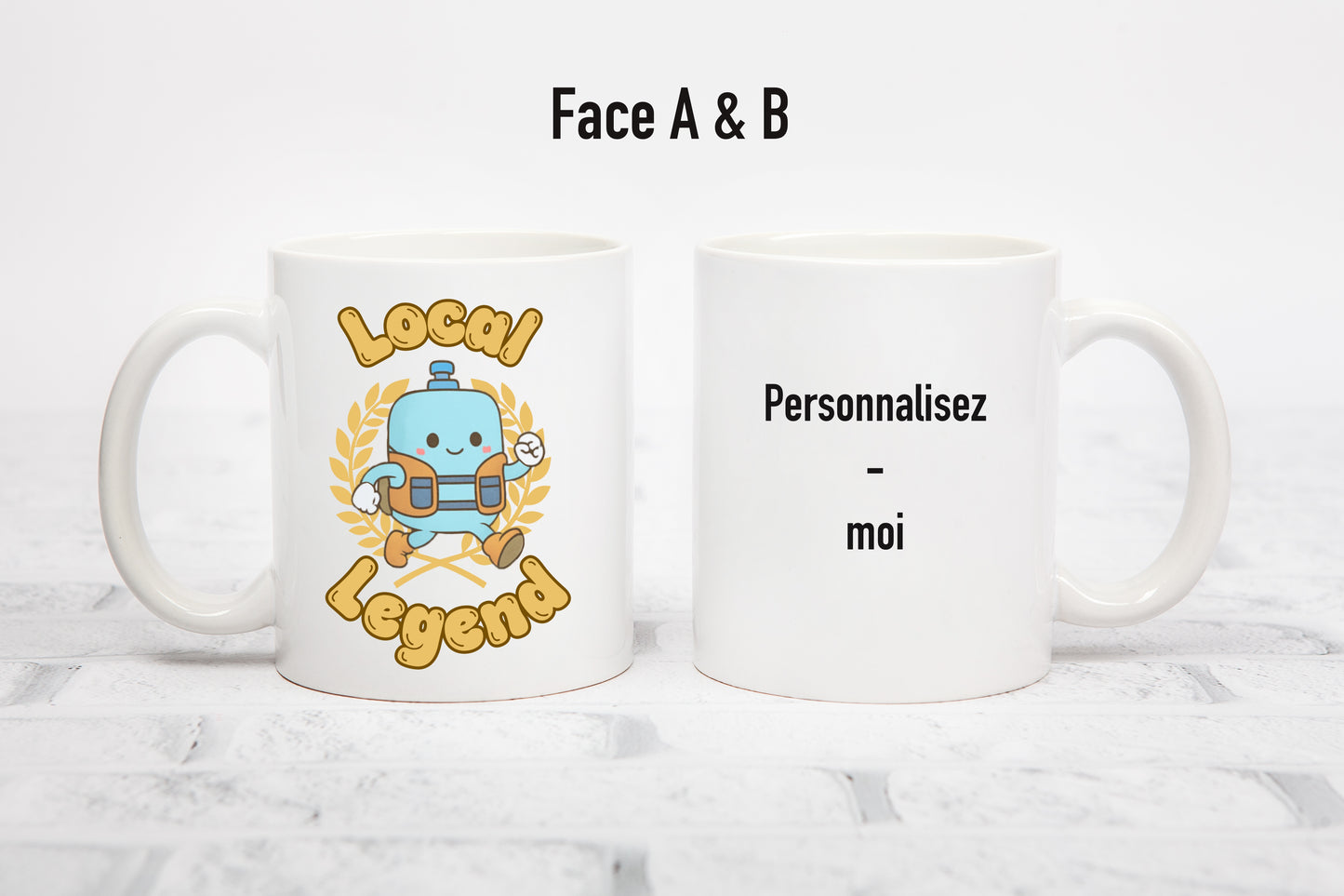 Tasse personnalisée Local Legend