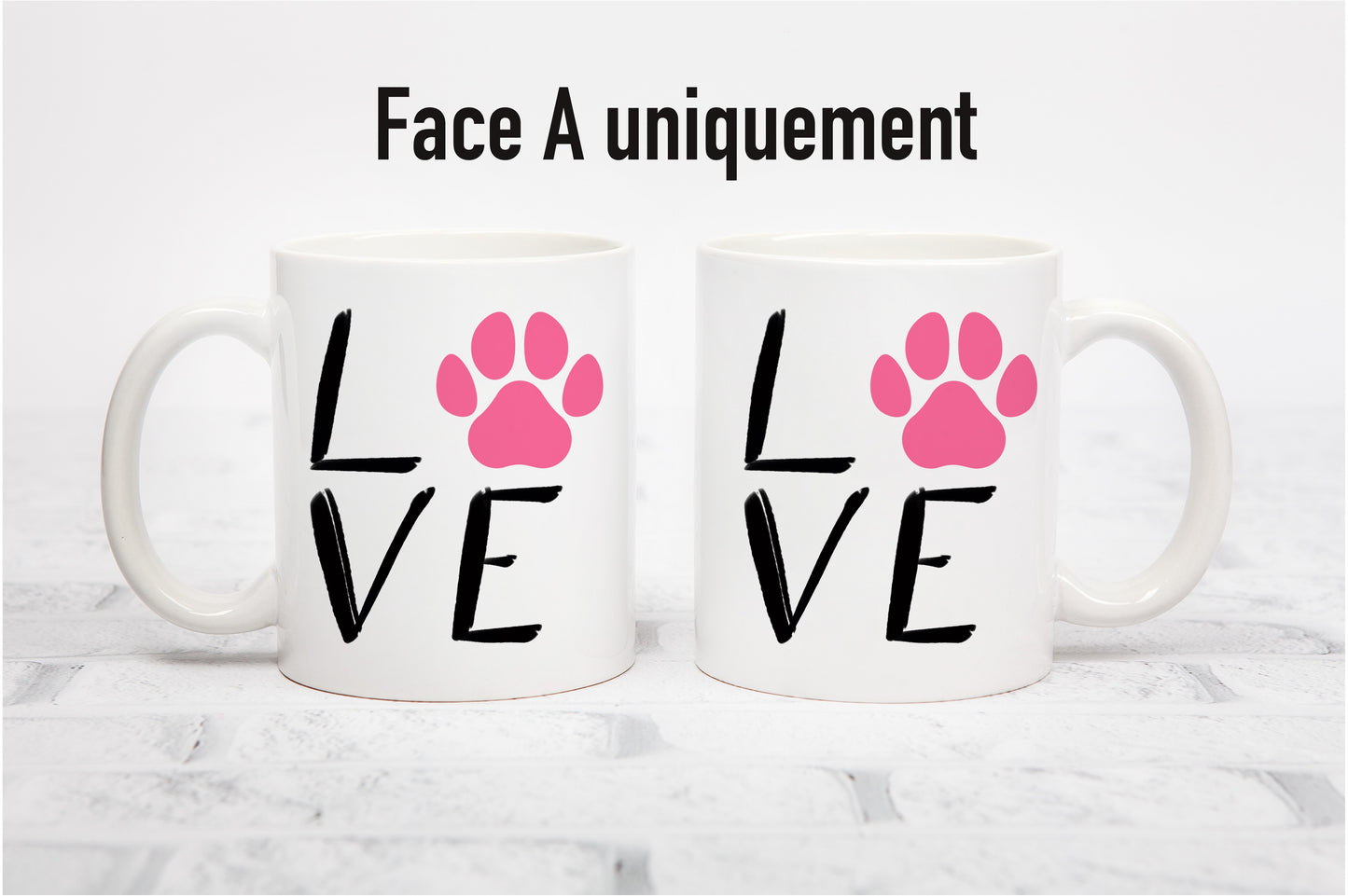 Tasse personnalisée Love