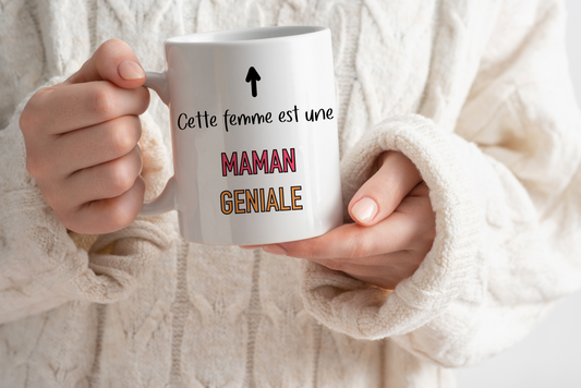 Mug personnalisé Maman Géniale