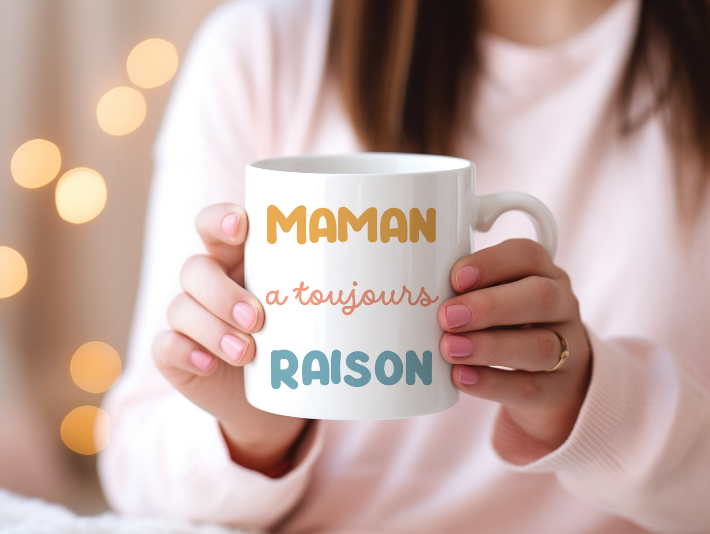 Mug personnalisé Maman a toujours raison