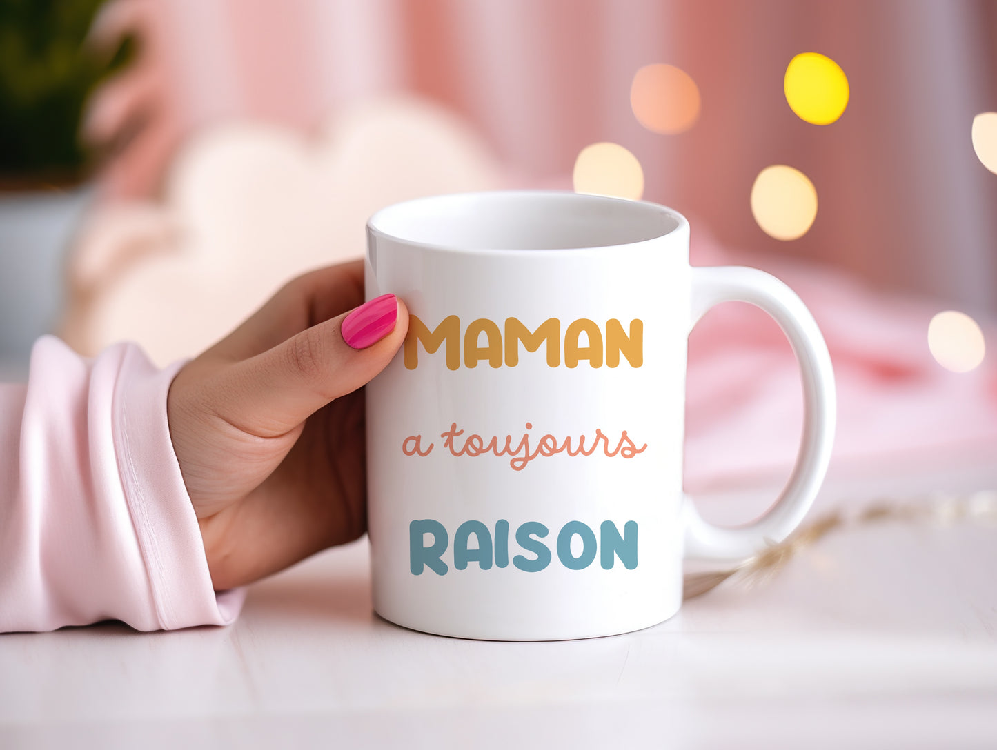 Mug personnalisé Maman a toujours raison